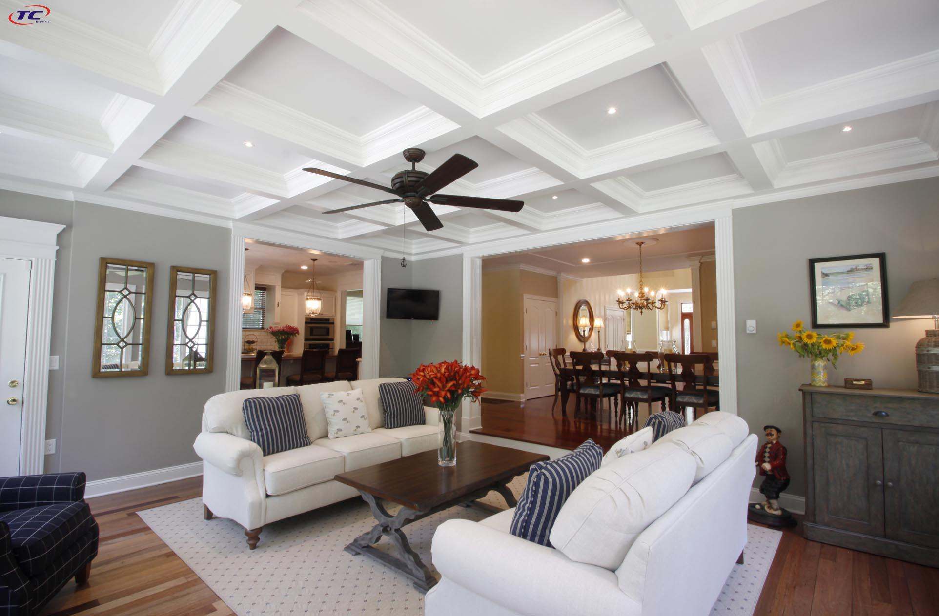 đèn led âm trần khối đúc duhal