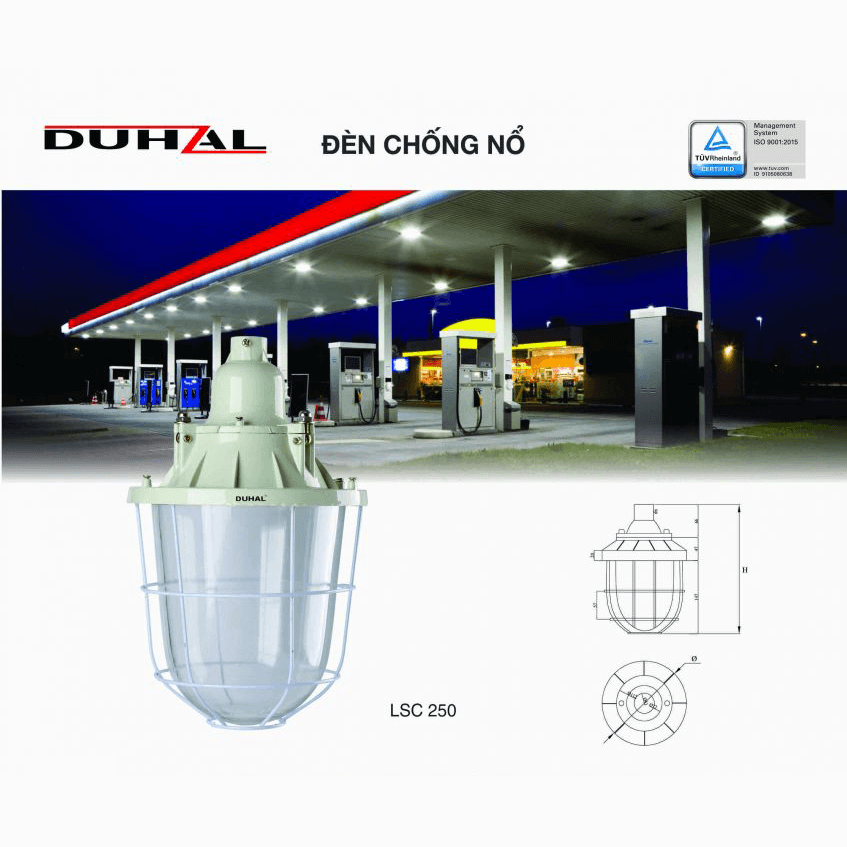 Đèn chống nổ Duhal (LSC250)