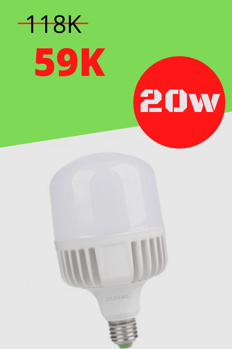 bóng đèn led công suất cao 20w giảm giá