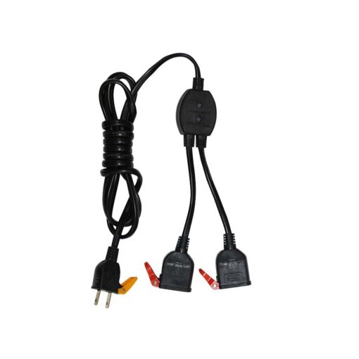 Ổ cắm dùng một tay - Bộ chia điện 2 đường 1m (ZCD210)
