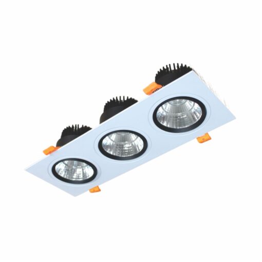 Đèn led Downlight vuông chiếu điểm âm trần 3x5W (DFC3051)