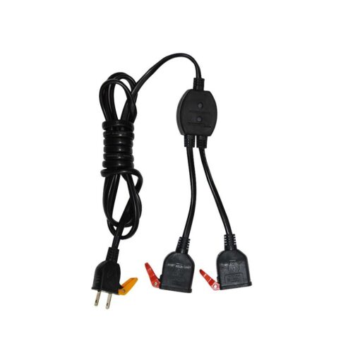Ổ cắm dùng một tay - Bộ chia điện 2 đường 2m (ZCD220)