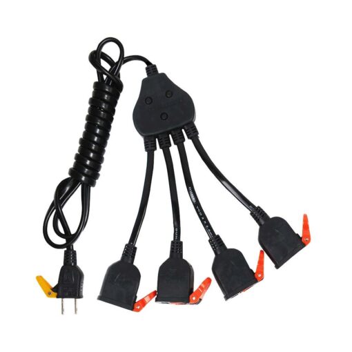 Ổ Cắm dùng một tay - Bộ chia điện 4 đường 1m (ZCD410)